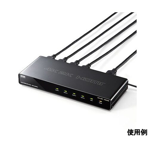 4K/60Hz対応HDMI分配器(4分配