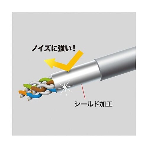 5.0m LANケーブル(CAT6A/4