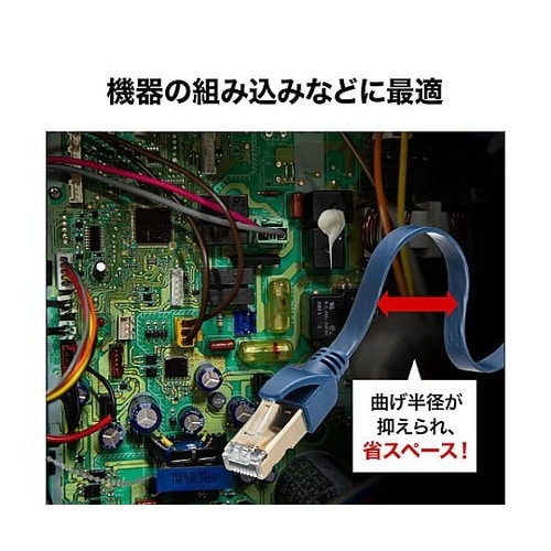 5.0m フラットLANケーブル(CAT