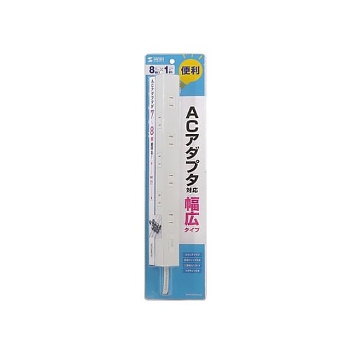 AC125V/15Ax1m タップ(8口
