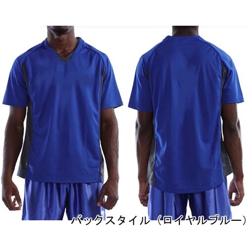 ベーシックサッカーシャツ ターコイズ X