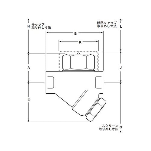 3/4” スチームトラップ EA464A
