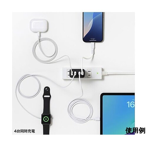 AC100−240V USB充電器(US