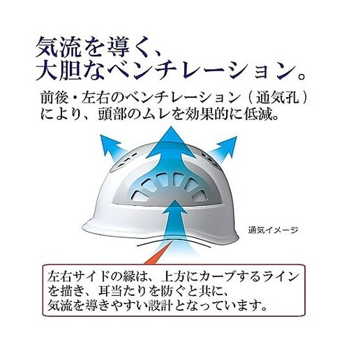 ABS製ヘルメット(小サイズ・通気孔・K
