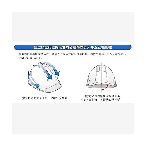 PC製ヘルメット(クリアバイザー・DRバ