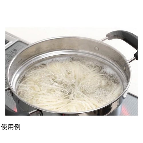 IH対応 ふきこぼれにくい両手鍋 20c