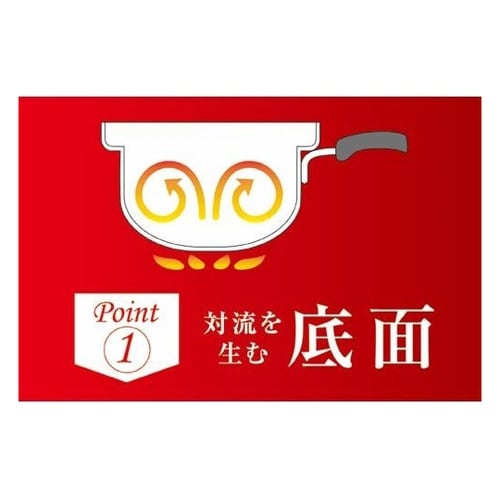 IH対応 ふきこぼれにくい両手鍋 20c