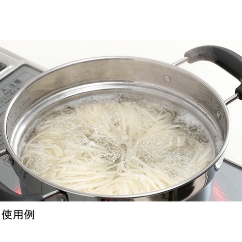 IH対応 ふきこぼれにくい両手鍋 24c