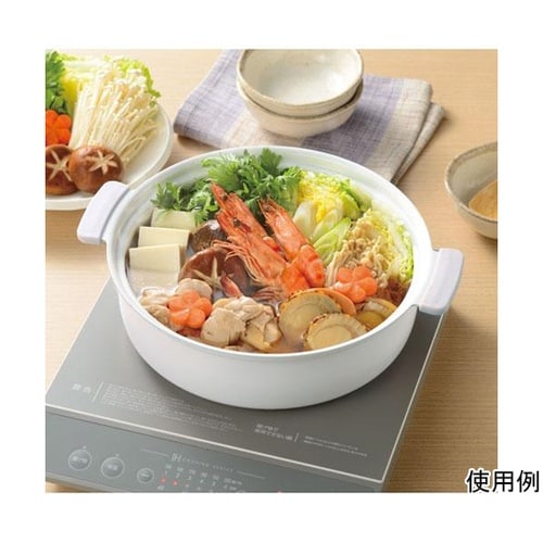 IH対応 卓上鍋 18cm グレー CT