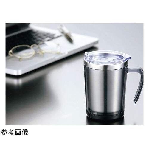 二重マグカップ 400mL ブラック C