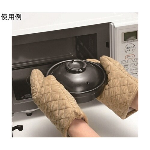 電子レンジ専用陶器 楽炊御膳こぶり鍋 1