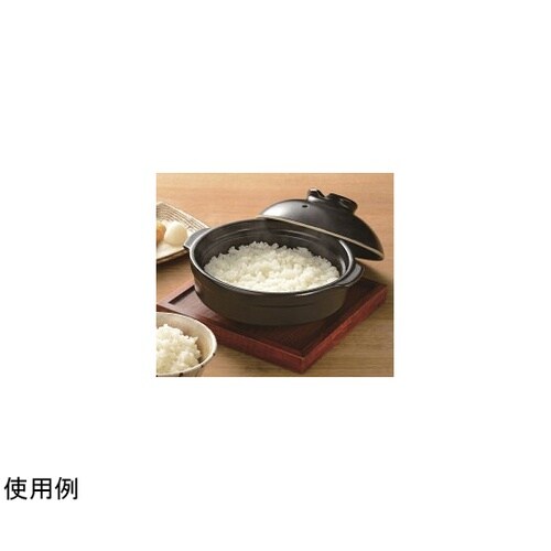 電子レンジ専用陶器 楽炊御膳こぶり鍋 1