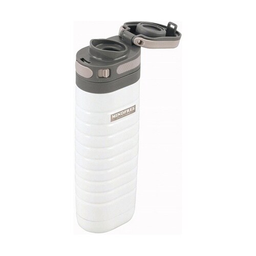 真空二重オブロングボトル 380mL 白