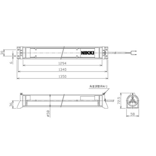 筒型防水LEDライト AC100−240