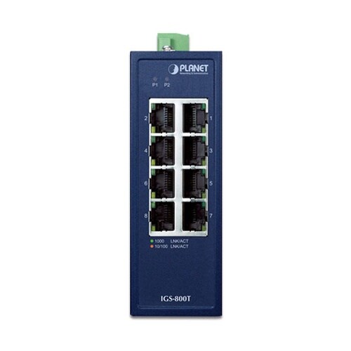 コンパクト産業用8ポート10/100/1