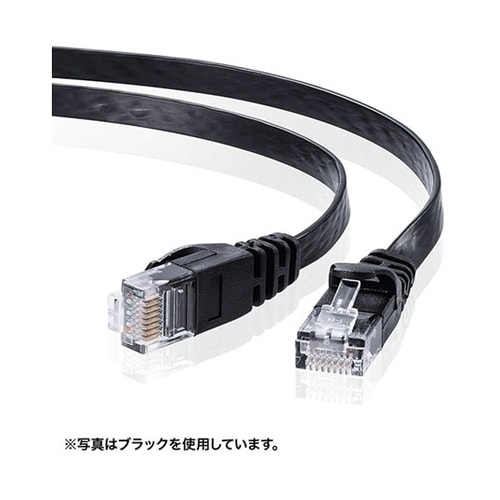 【10個セット】 カテゴリ6フラットLA