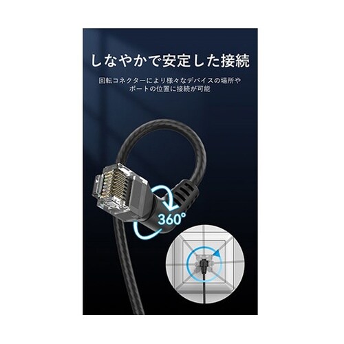 【5本セット】 Cat.6a LANケー