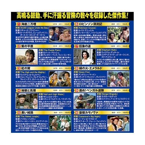 冒険映画傑作コレクション 紅の翼 DVD
