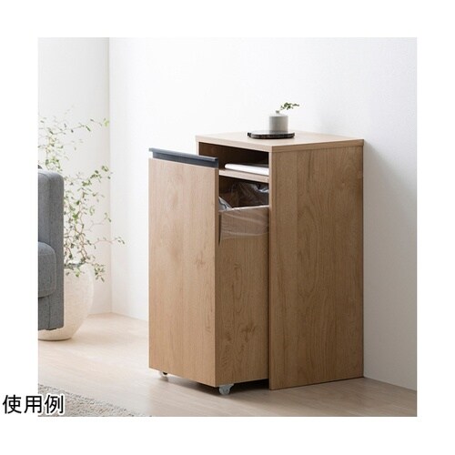 引き出し分別ダストワゴン ナチュラル/ブ