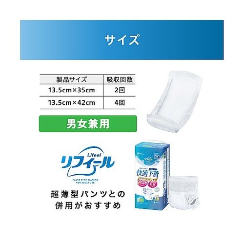 リフィール 快適下着 尿とりパッド 2回