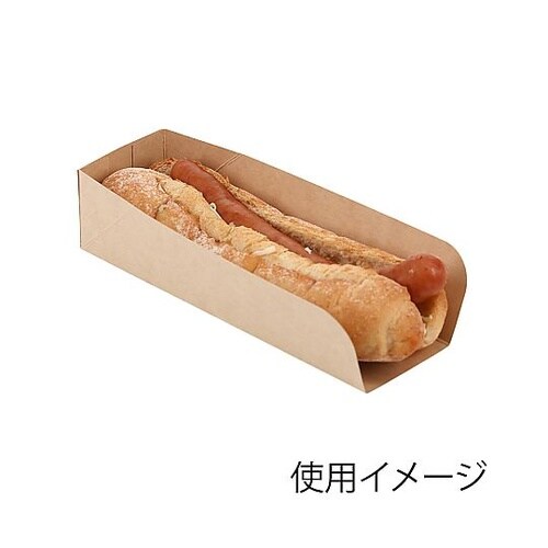 NFホットドックトレー S 未晒無地 1