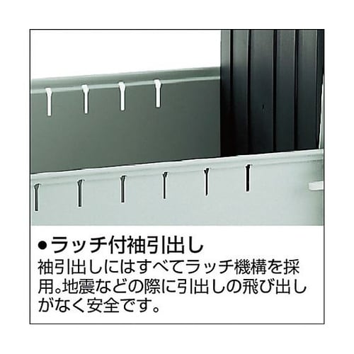 ワゴン(ストッパー付3段) NED型/天
