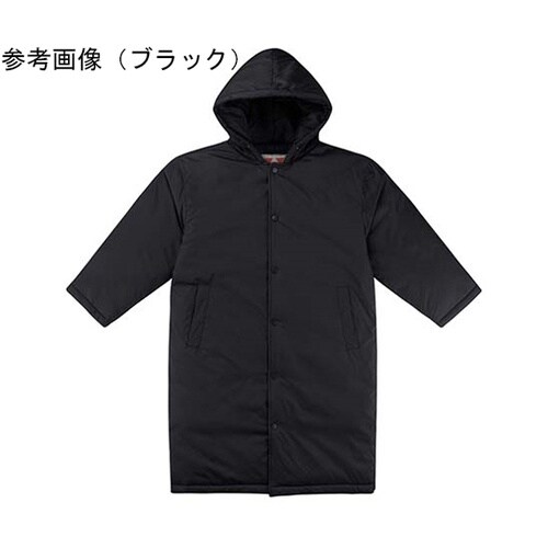 ロング中綿コート ブラック 120 P6