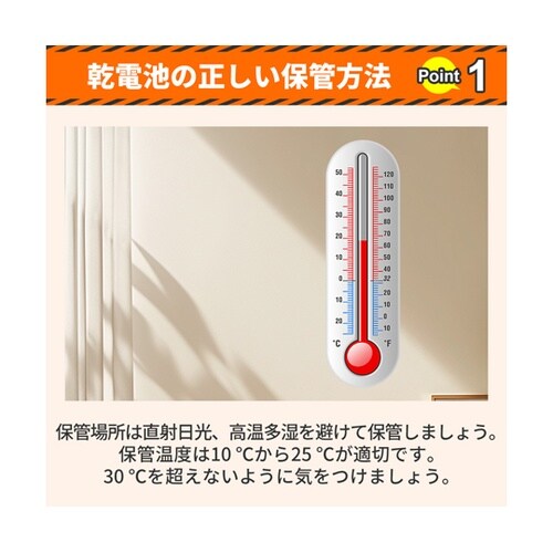 防災電池 単2形 10本入 KO408