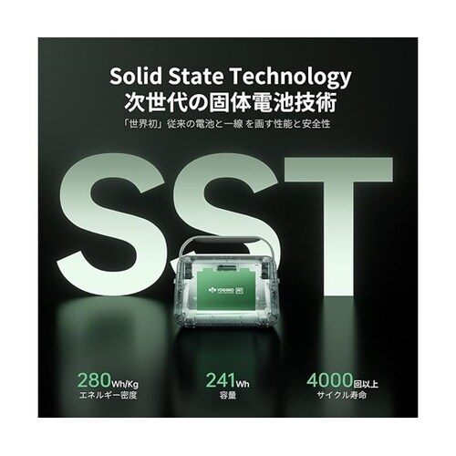 固体電池YOSHINOポータブル電源 B