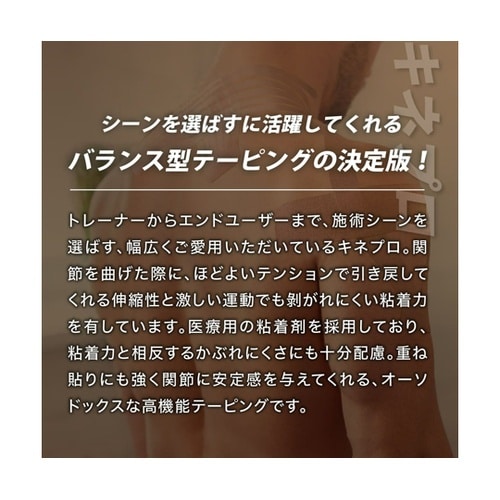 キネシオロジーテープ PRO 3.75c