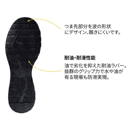 セーフティジョガー ハイカット作業靴 ア