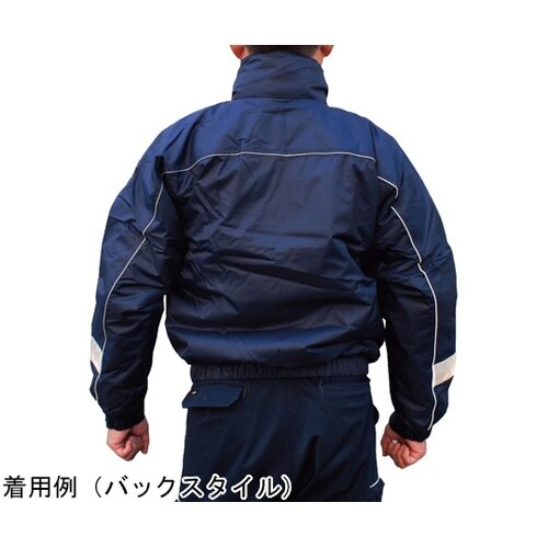 Ee防水防寒ブルゾン ネイビー 反射テー