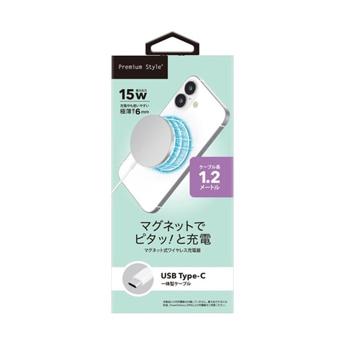 マグネット式 ワイヤレス充電器 USB