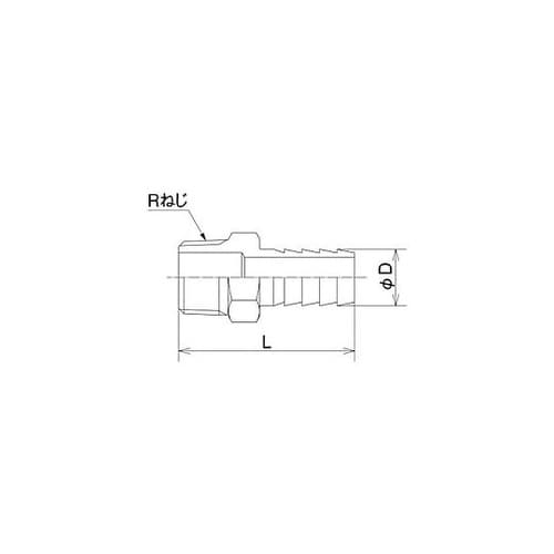 ホースニップル R3/8 12.7mm