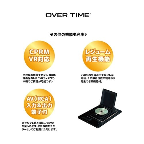 14インチ防水ポータブルDVDプレーヤー