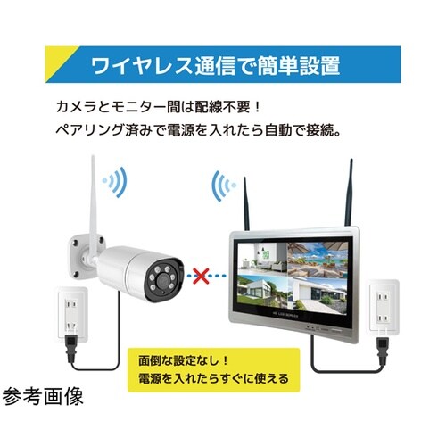 ワイヤレス500万画素(2台)カメラ・1