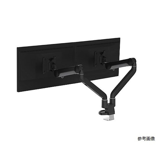 水平垂直多関節アーム 2画面用 黒 18