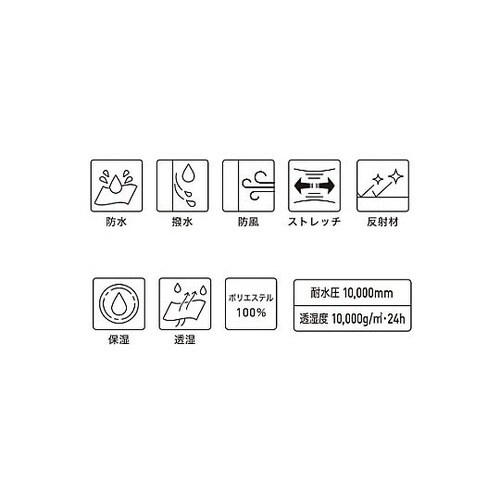 7200 防水防寒ツナギ服(冬用)中綿
