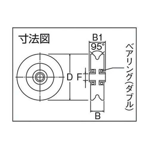 C1100150枠無重量車150mmV型