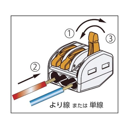 WF5BP より線・単線接続可能コネクタ