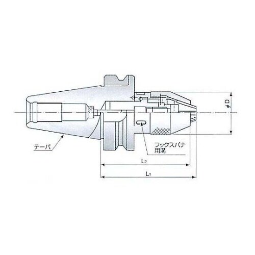 BT40−LC16F−180 チャック