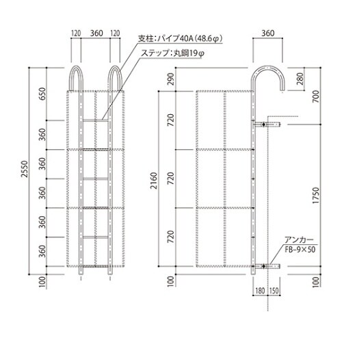 SK−3051GS 塔屋タラップ