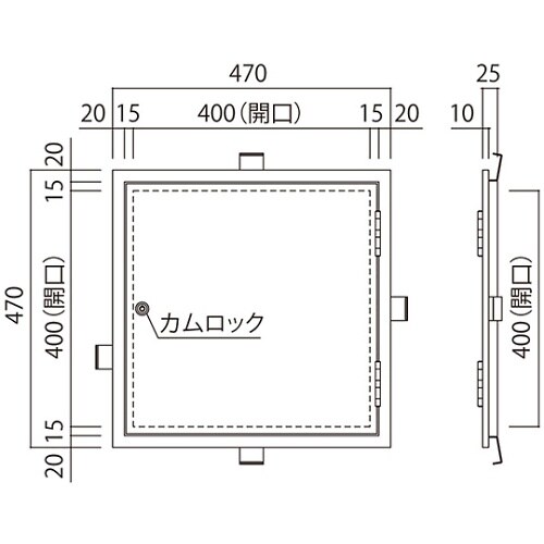 SK−SPW−40 メーター点検口