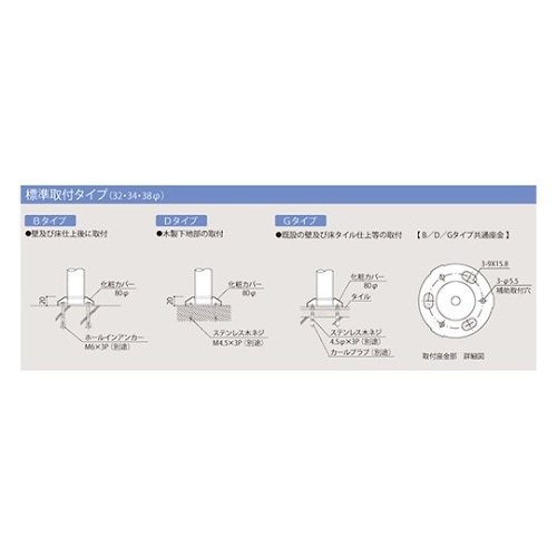 SK−285SR バリアフリー手摺