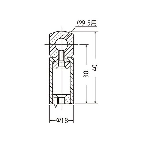 BR−1甲丸回転ブラケット135°30