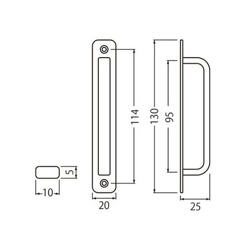 DB−3 角形座付取手大金