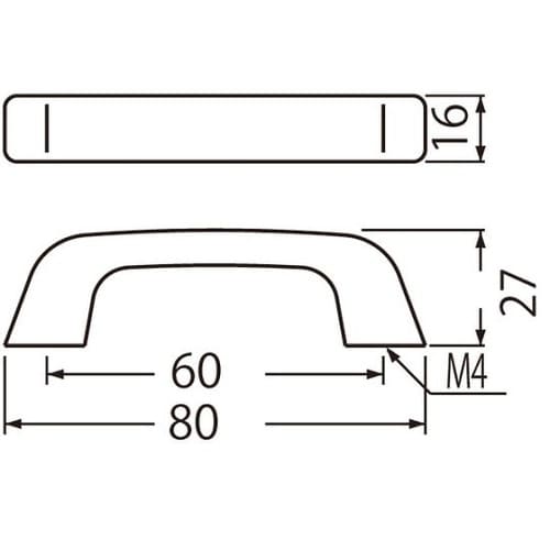 HW−9 自然木台形ハンドル豆Nオーク