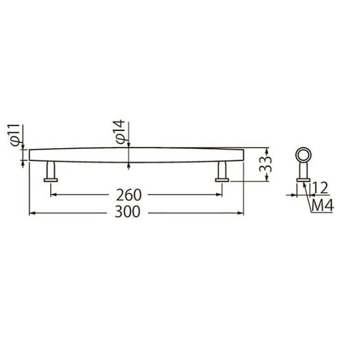 HW−15ハンドル260ウッド/純金