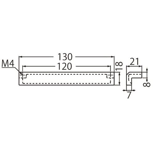 HW−17ハンドル120ミリ黒ウッド