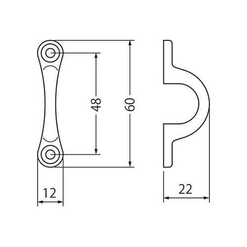ST−43 ストラップ取手鏡面磨